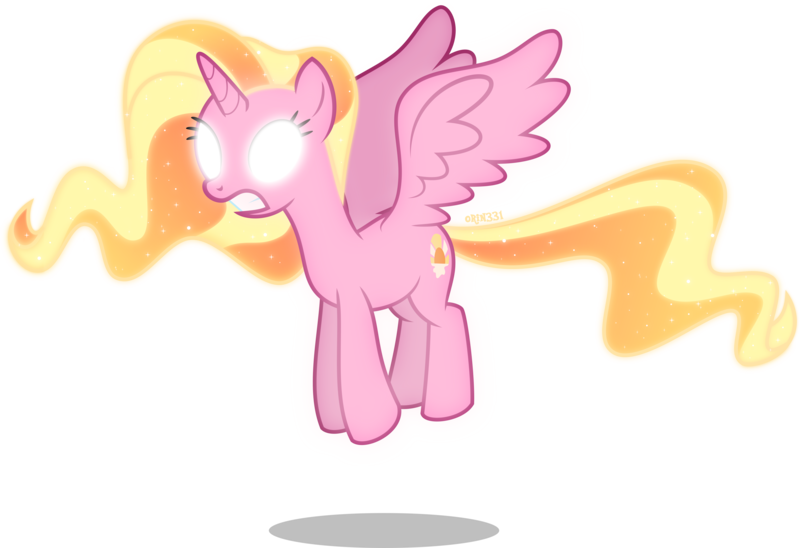 Size: 4000x2740 | Tagged: safe, artist:orin331, derpibooru import, luster dawn, alicorn, pony, alicornified, female, glowing eyes, high res, lustercorn, mare, race swap, show accurate, simple background, solo, transparent background, vector