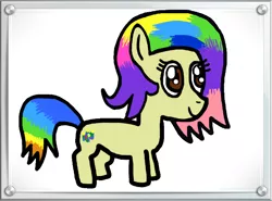 Size: 676x500 | Tagged: safe, artist:josephurrutia, banned from derpibooru, deleted from derpibooru, derpibooru import, oc, oc:rainbow tashie, unofficial characters only, earth pony, pony, cute, female, image, mare, nintendo 64, ocbetes, png, solo