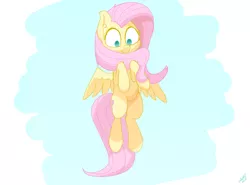 Size: 3100x2300 | Tagged: safe, artist:wallparty, derpibooru import, fluttershy, pegasus, pony, abstract background, cheek fluff, cute, ear fluff, female, flying, leg fluff, mare, no pupils, shyabetes, solo, spread wings, wings