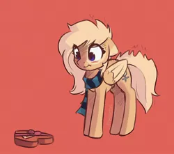 Size: 2170x1914 | Tagged: safe, artist:fam_freeedon, artist:freeedon, derpibooru import, oc, oc:mirta whoowlms, unofficial characters only, pegasus, pony, box of chocolates, simple background, solo