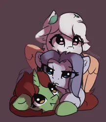 Size: 1718x1982 | Tagged: safe, artist:fam_freeedon, artist:freeedon, derpibooru import, oc, unofficial characters only, pegasus, pony, unicorn, group, pony pile