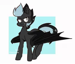 Size: 1200x1016 | Tagged: safe, artist:beantoebean, artist:spetu, derpibooru import, oc, unofficial characters only, bat pony, pony, bat pony oc, bat wings, solo, wings