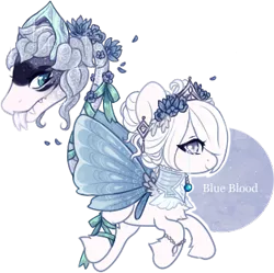 Size: 314x313 | Tagged: safe, artist:glitterring, derpibooru import, cow plant pony, monster pony, original species, plant pony, augmented tail, base used, butterfly wings, choker, eyelashes, fangs, floral head wreath, flower, forked tongue, hoof fluff, makeup, plant, simple background, tongue out, transparent background, wings