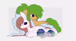 Size: 2172x1200 | Tagged: safe, artist:little-sketches, derpibooru import, oc, oc:little flower, oc:oasis, oc:waffles, unofficial characters only, pegasus, pony, baby, baby pony, family, female, mare