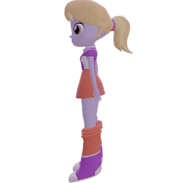 Size: 701x720 | Tagged: safe, artist:topsangtheman, derpibooru import, cloud kicker, equestria girls, 3d, simple background, solo, source filmmaker, transparent background