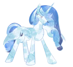 Size: 2566x2337 | Tagged: absurd resolution, alicorn, alternate universe, artist:orin331, crystal alicorn, crystallized, crystal pony, dancerverse, derpibooru import, female, mare, mournful frost, nightmare cadance, nightmarified, princess cadance, safe, simple background, solo, transparent background, wings
