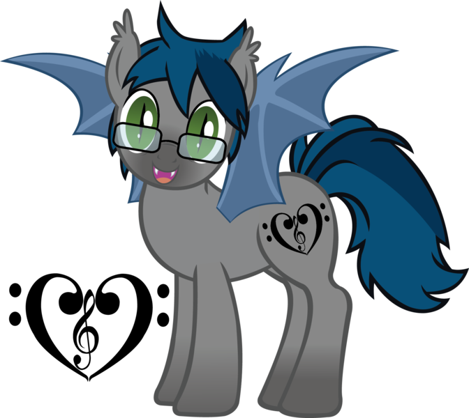 Size: 1836x1640 | Tagged: safe, artist:flashquatsch, derpibooru import, oc, oc:perilune, unofficial characters only, bat pony, glasses, simple background, solo, transparent background, vector