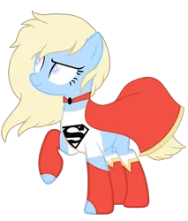 Size: 1525x1793 | Tagged: safe, artist:celestial-rue0w0, derpibooru import, oc, oc:kara krypta, unofficial characters only, earth pony, pony, boots, cape, clothes, commission, female, fingerless gloves, gloves, mare, raised eyebrow, raised hoof, shirt, shoes, simple background, smiling, smirk, socks, solo, t-shirt, transparent background
