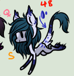 Size: 147x151 | Tagged: safe, artist:glitterring, derpibooru import, oc, unofficial characters only, earth pony, pony, chibi, earth pony oc, female, hoof fluff, leonine tail, mare, offscreen character, simple background