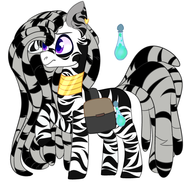 Size: 2500x2500 | Tagged: alternate version, artist:bublebee123, bag, derpibooru import, gold, grumpy, jewelry, male, oc, oc:zilco spices, reference sheet, saddle bag, safe, simple background, solo, transparent background, unofficial characters only, zebra, zebra oc