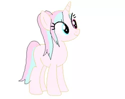 Size: 491x390 | Tagged: safe, artist:rainbowlioness50, derpibooru import, oc, oc:nina, pony, unicorn, female, heterochromia, simple background, solo, white background