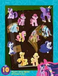 Size: 562x731 | Tagged: applejack, blind bag, derpibooru import, duality, fluttershy, older, older applejack, older fluttershy, older pinkie pie, older rainbow dash, older rarity, pinkie pie, rainbow dash, rarity, safe, self ponidox, time paradox, toy, twilight sparkle