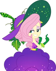 Size: 5200x6560 | Tagged: safe, artist:steyrrdash, deleted from derpibooru, derpibooru import, fluttershy, equestria girls, equestria girls series, holidays unwrapped, spoiler:eqg series (season 2), bare shoulders, clothes, cornucopia costumes, dress, female, food, grapes, grin, o come all ye squashful, simple background, sleeveless, smiling, strapless, transparent background, vector