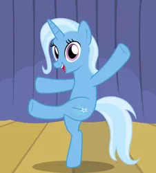 Size: 1762x1953 | Tagged: safe, artist:badumsquish, derpibooru import, trixie, pony, unicorn, bipedal, can can, can-can, cutie mark, dancing, female, high kick, kick, kicking, looking at you, mare, radio city rockettes, show accurate, stage