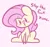 Size: 636x600 | Tagged: safe, artist:typhwosion, derpibooru import, fluttershy, pegasus, pony, blushing, coronavirus, covid-19, cute, dialogue, dissonant caption, image, mouthpiece, pink background, png, simple background, sitting, solo, stay at home, subversive kawaii, swearing, swearyshy, text, vulgar