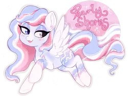 Size: 1280x964 | Tagged: safe, artist:glitterring, derpibooru import, oc, unofficial characters only, pegasus, pony, :p, bedroom eyes, eyeliner, female, makeup, mare, pegasus oc, simple background, socks (coat marking), solo, tongue out, transparent background, wings