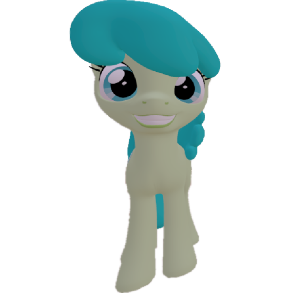 Size: 712x720 | Tagged: safe, artist:topsangtheman, derpibooru import, green jewel, earth pony, pony, 3d, looking at you, simple background, solo, source filmmaker, transparent background