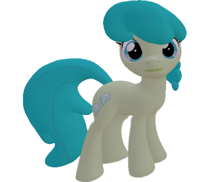 Size: 827x720 | Tagged: safe, artist:topsangtheman, derpibooru import, green jewel, earth pony, pony, 3d, looking at you, simple background, solo, source filmmaker, transparent background