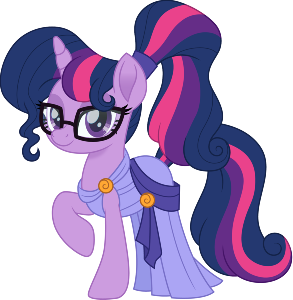 Size: 1464x1500 | Tagged: safe, artist:cloudyglow, derpibooru import, sci-twi, twilight sparkle, ponified, pony, unicorn, equestria girls, clothes, crossover, disney, equestria girls ponified, eyeshadow, female, glasses, greek mythology, hercules, looking at you, makeup, mare, megara, movie accurate, simple background, solo, transparent background, unicorn sci-twi, unicorn twilight