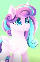 Size: 2200x3400 | Tagged: safe, alternate version, artist:rivin177, derpibooru import, princess flurry heart, alicorn, pony, colored pupils, cute, eye clipping through hair, female, flurrybetes, high res, mare, older, older flurry heart, solo