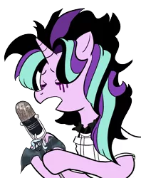 Size: 1319x1666 | Tagged: safe, derpibooru import, starlight glimmer, trixie, unicorn, edgelight glimmer, i grieve in stereo, little dark age, mgmt, simple background, transparent background