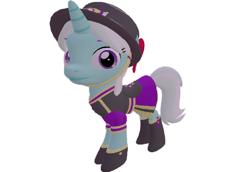 Size: 984x720 | Tagged: safe, artist:topsangtheman, derpibooru import, cornetta, pony, unicorn, 3d, clothes, hat, looking at you, simple background, solo, source filmmaker, staring into your soul, transparent background, uniform