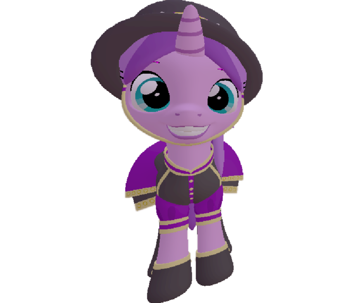 Size: 840x720 | Tagged: safe, artist:topsangtheman, derpibooru import, amethyst star, pony, unicorn, 3d, clothes, grin, hat, looking at you, simple background, smiling, solo, source filmmaker, transparent background, uniform