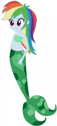 Size: 270x592 | Tagged: safe, artist:selenaede, artist:user15432, derpibooru import, rainbow dash, human, mermaid, equestria girls, barely eqg related, base used, bubble guppies, clothes, crossover, fins, gil (bubble guppies), logo, mermaid tail, mermaidized, nick jr., nickelodeon, species swap, tail