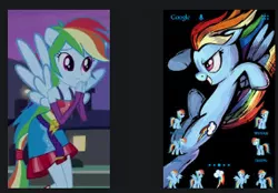 Size: 286x199 | Tagged: safe, derpibooru import, rainbow dash, equestria girls, double rainbow, google images