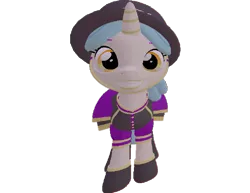 Size: 933x720 | Tagged: safe, artist:topsangtheman, derpibooru import, clarion call, pony, unicorn, 3d, background pony, clothes, female, grin, hat, looking at you, mare, simple background, smiling, solo, source filmmaker, top hat, transparent background, uniform