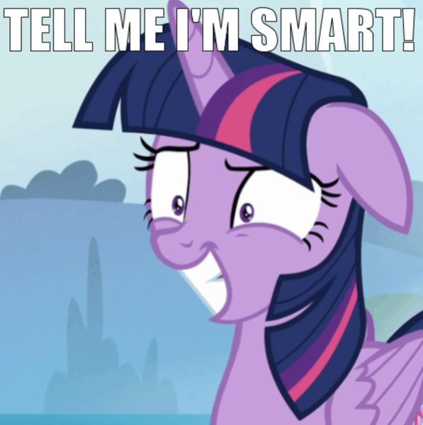 Size: 1242x1249 | Tagged: episode needed, safe, derpibooru import, edit, edited screencap, editor:undeadponysoldier, screencap, twilight sparkle, twilight sparkle (alicorn), alicorn, pony, cropped, cute, egghead, female, floppy ears, grin, mare, nervous, nervous grin, shrunken iris, shrunken pupils, smiling, solo, talking to viewer, tell me i'm pretty, the fairly oddparents, trixie tang, twiabetes