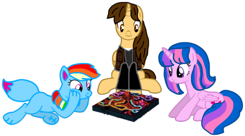 Size: 1343x743 | Tagged: alicorn, amityeevee, amityej, artist:徐詩珮, bisexual, board game, derpibooru import, dragon pit, eevee, ejamityeevee, ejeevee, female, lesbian, male, oc, oc:ej, oc:hsu amity, oc:rainbow eevee, oc x oc, pokémon, polyamory, safe, shipping, simple background, straight, transparent background, unofficial characters only