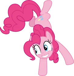 Size: 3000x3087 | Tagged: safe, artist:cloudyglow, derpibooru import, pinkie pie, earth pony, pony, the mean 6, .ai available, simple background, solo, transparent background, vector