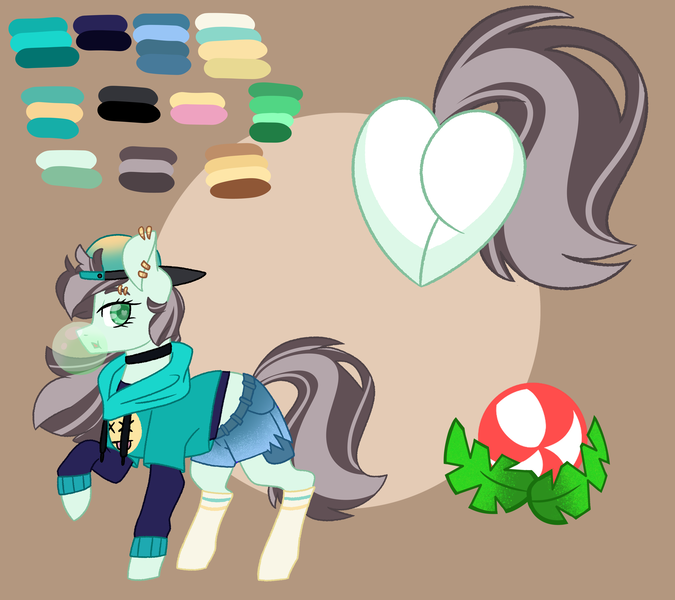 Size: 4500x4000 | Tagged: safe, artist:crazysketch101, derpibooru import, oc, unofficial characters only, earth pony, pony, absurd resolution, butt, clothes, cutie mark, ear piercing, female, mare, piercing, plot, solo