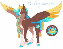 Size: 1400x1100 | Tagged: safe, artist:arexstar, derpibooru import, oc, oc:rome, pegasus, pony, magical lesbian spawn, male, offspring, parent:applejack, parent:rainbow dash, parents:appledash, simple background, solo, stallion, white background