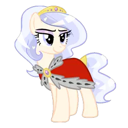 Size: 700x700 | Tagged: artist:cinnacake, artist:twiily-bases, base used, crystal pony, derpibooru import, oc, oc:opalescent pearl, royal cape, safe, simple background, solo, transparent background, unofficial characters only, vector