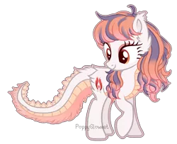 Size: 2721x2205 | Tagged: safe, artist:pegasski, artist:poppyglowest, derpibooru import, oc, oc:zevia, unofficial characters only, dracony, dragon, hybrid, pony, base used, female, high res, simple background, solo, transparent background