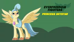 Size: 1600x906 | Tagged: alternate design, alternate hairstyle, alternate timeline, alternate universe, alternate version, artist:chedx, comic, comic:the storm kingdom, derpibooru import, everfreedom fighters, hippogriff, my little pony: the movie, princess skystar, safe, wallpaper