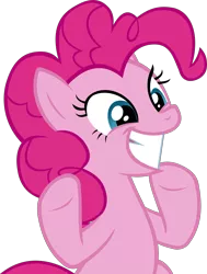 Size: 3763x4980 | Tagged: safe, artist:ironm17, derpibooru import, pinkie pie, pony, the summer sun setback, high res, simple background, solo, transparent background, vector