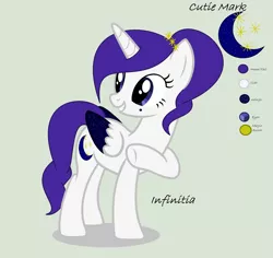 Size: 2522x2377 | Tagged: safe, artist:lominicinfinity, derpibooru import, oc, oc:infinitia, alicorn, pony, base used, female, mare, reference sheet, simple background, solo, two toned wings, wings