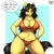 Size: 3000x3000 | Tagged: suggestive, alternate version, artist:metalfoxxx, derpibooru import, oc, oc:amber steel, unofficial characters only, anthro, unicorn, abstract background, angry, belly button, big breasts, bikini, breasts, cameltoe, cleavage, clothes, curvy, dialogue, hand on hip, high res, hourglass figure, huge breasts, image, jpeg, red bikini, red bikini bottom, red bikini top, red bra, red panties, red swimsuit, red thong, red underwear, speech bubble, swimsuit, thighs, thunder thighs, underwear