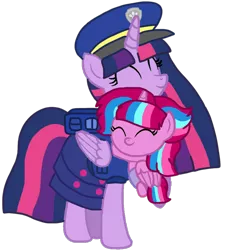 Size: 972x1080 | Tagged: safe, artist:徐詩珮, derpibooru import, twilight sparkle, twilight sparkle (alicorn), oc, oc:bubble sparkle, alicorn, pony, bubbleverse, series:sprglitemplight diary, series:sprglitemplight life jacket days, series:springshadowdrops diary, series:springshadowdrops life jacket days, alternate universe, baby, baby pony, base used, chase (paw patrol), clothes, female, magical lesbian spawn, magical threesome spawn, mother and child, mother and daughter, multiple parents, next generation, offspring, parent:glitter drops, parent:spring rain, parent:tempest shadow, parent:twilight sparkle, parents:glittershadow, parents:sprglitemplight, parents:springdrops, parents:springshadow, parents:springshadowdrops, paw patrol, simple background, transparent background