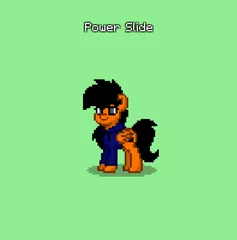 Size: 591x599 | Tagged: safe, derpibooru import, oc, oc:power drift, oc:power slide, pegasus, pony, pony town, clothes, female, hoodie, mare, rule 63