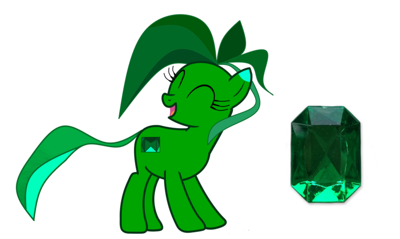 Size: 1280x765 | Tagged: artist:s-class-destroyer, derpibooru import, gem, geometric, oc, oc:emerald green, safe, shading, simple background, solo, transparent background, unofficial characters only, vector