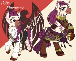 Size: 1280x1024 | Tagged: safe, artist:housho, derpibooru import, ponified, pony, zebra, braid, braided tail, clothes, female, fire emblem, fire emblem: three houses, jewelry, mare, petra macneary, rearing