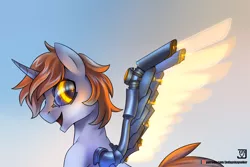 Size: 3000x2000 | Tagged: safe, artist:jedayskayvoker, derpibooru import, oc, oc:darkmind, unofficial characters only, pony, unicorn, augmented, augmented eyes, augmented wings, horn, male, solo, stallion, wings