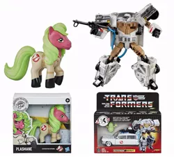 Size: 951x859 | Tagged: safe, deleted from derpibooru, derpibooru import, plasmane, earth pony, pony, cadillac, car, crossover, crossover collection, ectotron, ghostbusters, slimer, transformers