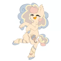 Size: 1024x1024 | Tagged: artist:rosychild, big cutie mark, commission, curly hair, derpibooru import, ear fluff, fluffy, notmyoc, oc, pastel, safe, solo