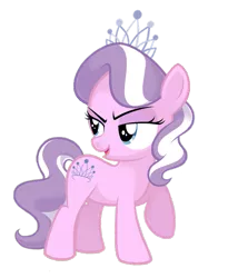 Size: 905x1055 | Tagged: safe, artist:shadowwolf, derpibooru import, edit, edited screencap, screencap, diamond tiara, earth pony, pony, background removed, female, filly, not a vector, simple background, solo, transparent background
