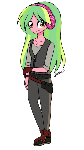 Size: 1280x2276 | Tagged: safe, artist:darkmalcontent, artist:iamsheila, derpibooru import, lemon zest, equestria girls, assassin's creed, clothes, commission, commissioner:darkmalcontent, cosplay, costume, simple background, solo, transparent background